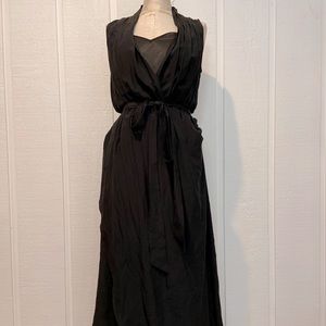 Rachel Zoe Black Silk Maxi Dress